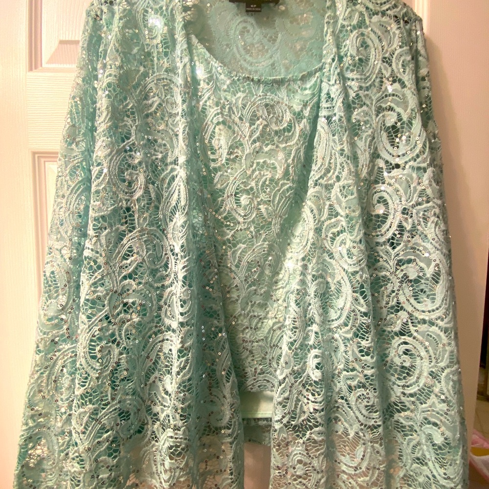 ALEX Evenings 2 piece twin set L/XL